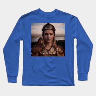 Viking Shield Maiden Long Sleeve T-Shirt